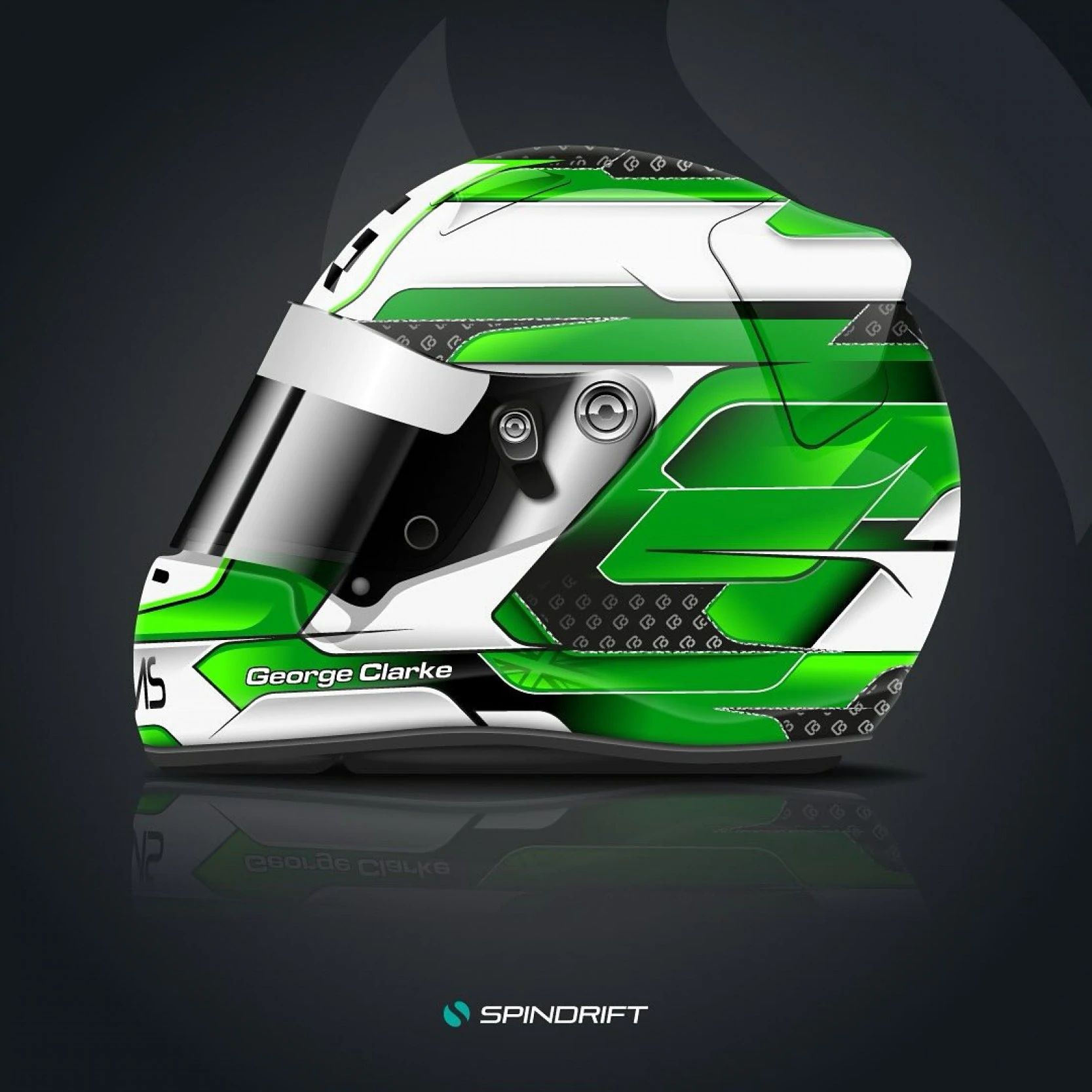 Helmet design by Spindrift for George Clarke by Spindrift