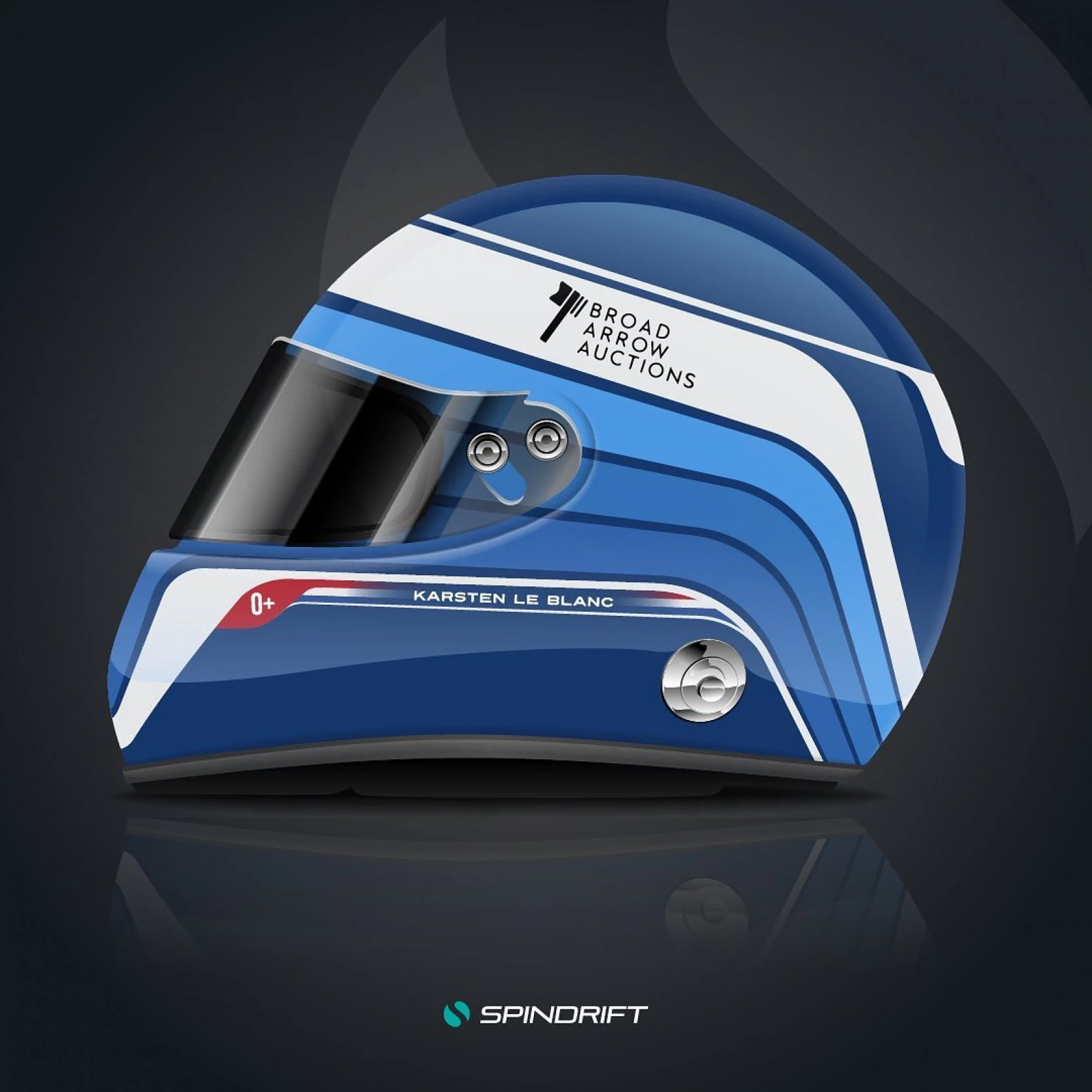 Helmet design by Spindrift for Karsten Le Blanc by Spindrift