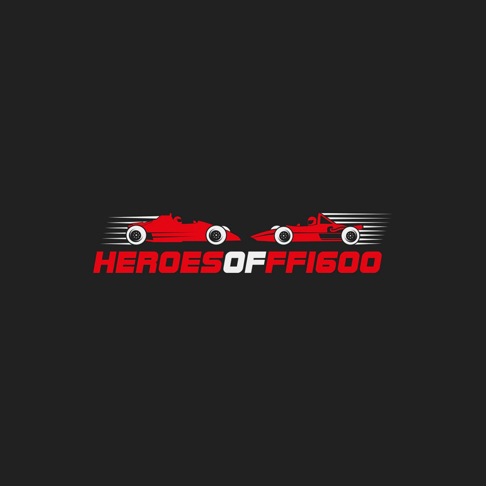 Motorsport community logo design for the Heroes of FF1600 Facebook Group.