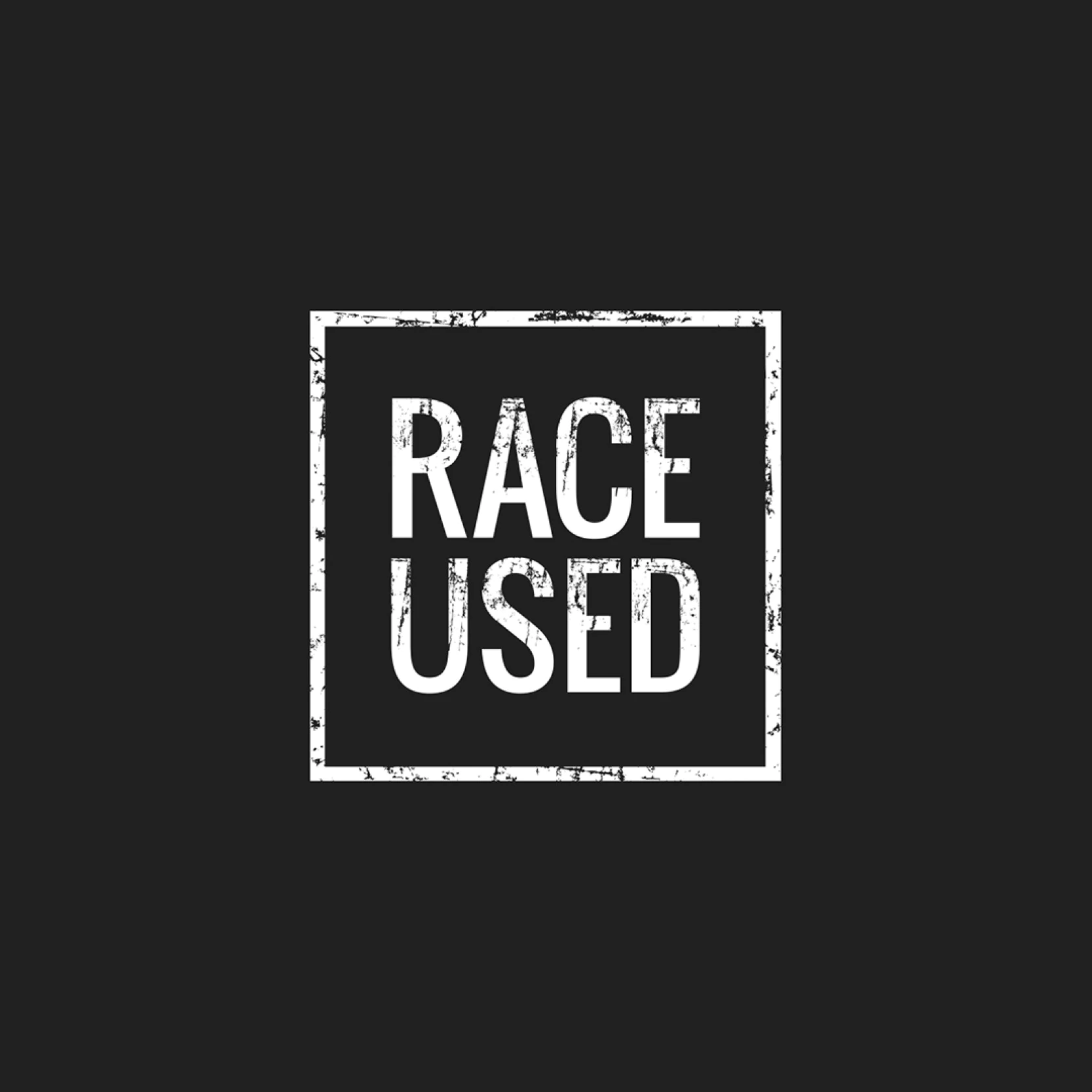 E-commerce brand logo design for Race Used Motorsport Memorabilia, highlighting collectable value.