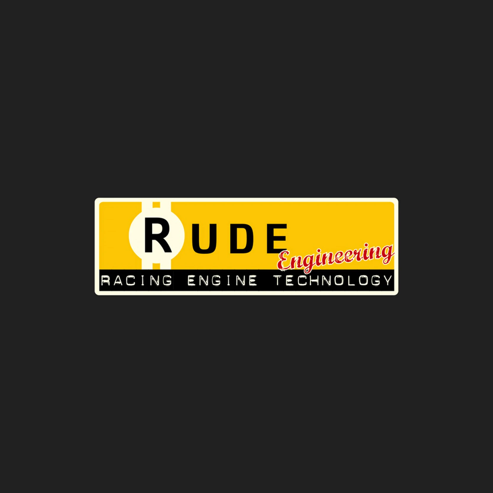 Corporate logo design for MoTec dealer and electronics specialists, Rude Engineering.