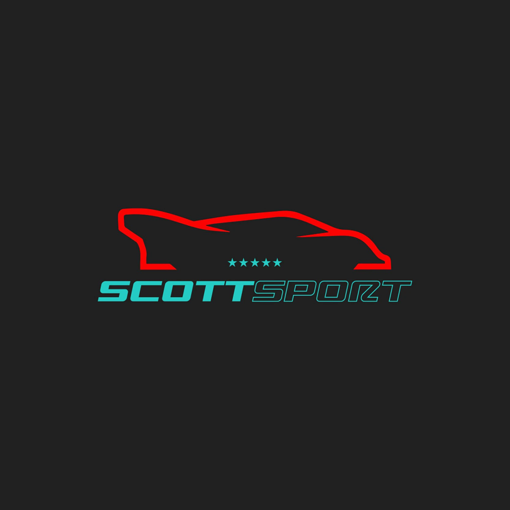 Motorsport race team logo and official brand mark for Scott Sport.